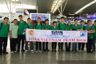Việt Nam nhất tuyệt đối tại Olympic Thiên văn và Vật lý thiên văn quốc tế 2019