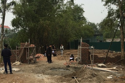 Xã La Phù, huyện Hoài Đức: Hàng nghìn mét vuông đất công bị lấn chiếm xây dựng nhà ở