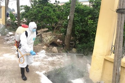 Hà Nội vệ sinh, tiêu độc khử trùng hơn 44 triệu mét vuông môi trường