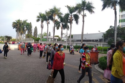 TP Hồ Chí Minh: Công ty PouYuen hoạt động trở lại sau 2 ngày tạm dừng sản xuất