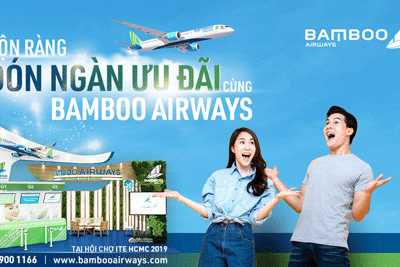 Bamboo Airways “tung” hàng ngàn vé ưu đãi tại Hội chợ Du lịch Quốc tế ITE 2019