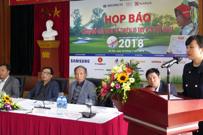 Giải Golf từ thiện vì trẻ em Việt Nam lần thứ 12-Swing for the kids 2018