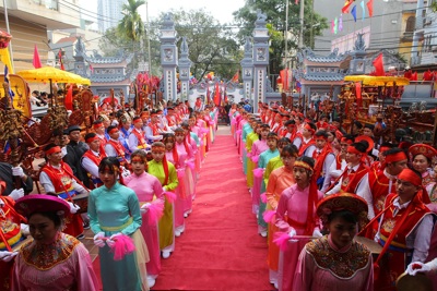 Giữa dịch nCoV, quận Nam Từ Liêm “lệnh” dừng lễ hội truyền thống Phú Đô