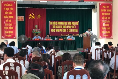 Cử tri huyện Thanh Oai kiến nghị đầu tư xây dựng nông thôn mới