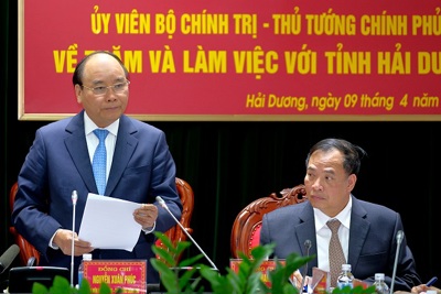 Thủ tướng: Nghiên cứu xây dựng Hải Dương thành TP trực thuộc Trung ương, kết nối Hà Nội và Hải Phòng