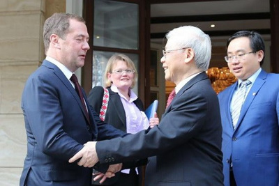 Việt Nam coi trọng phát triển Đối tác chiến lược toàn diện với Nga