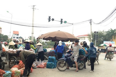 Huyện Mê Linh: Tiểu thương vẫn chủ quan giữa mùa dịch Covid-19