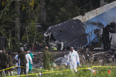 Máy bay Boeing 737 rơi ở Cuba, hơn 100 người thiệt mạng