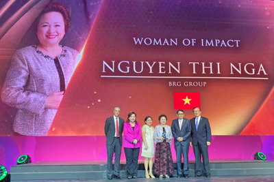 Chủ tịch Tập đoàn BRG Nguyễn Thị Nga được vinh danh Nữ doanh nhân có tầm ảnh hưởng lớn khu vực ASEAN