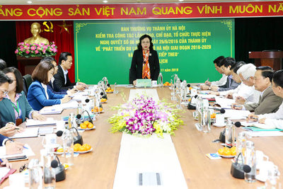 Phó Bí thư Thường trực Thành ủy Ngô Thị Thanh Hằng: Phát triển sản phẩm du lịch chất lượng cao gắn với thương hiệu Thủ đô