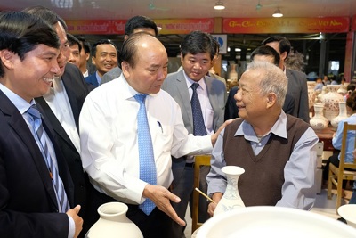 Thủ tướng mong gốm Chu Đậu "tỏa sáng năm châu"