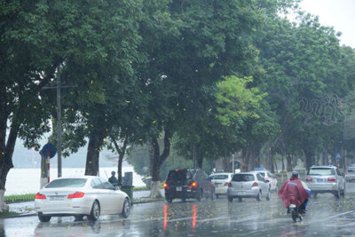 Hà Nội bắt đầu đợt mưa dài ngày, chất lượng không khí được cải thiện đáng kể