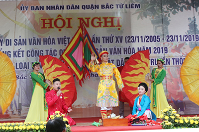Quận Bắc Từ Liêm hội tụ nhiều di sản văn hoá của người Việt cổ