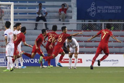 Đánh bại U22 Myanmar, U22 Indonesia vào chơi trận chung kết