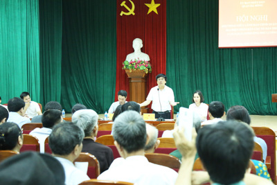 Hà Đông đối thoại với người dân Bắc Lãm: Chính quyền lắng nghe và giải quyết nguyện vọng chính đáng của Nhân dân