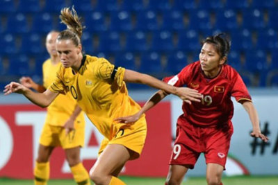 Tuyển nữ Việt Nam thua đậm trận thứ 2 VCK Asian Cup nữ 2018