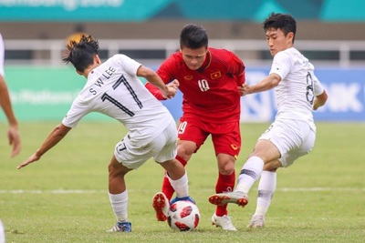 Bán kết môn bóng đá nam Asiad 2018: Olympic Việt Nam dừng bước