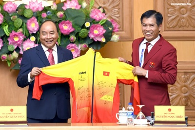 Thủ tướng: Chiến thắng lớn của thể thao Việt Nam là trong lòng người hâm mộ