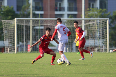 U23 Việt Nam hoà không bàn thắng trong trận đấu tập với CLB Viettel