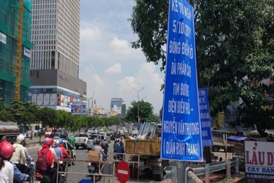 TP Hồ Chí Minh: Chính thức đóng nút giao thông quan trọng Điện Biên Phủ và D1
