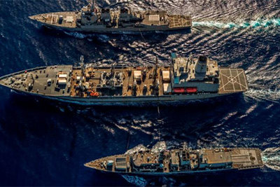 Mỹ - Anh hoàn tất 6 ngày phối hợp trên Biển Đông