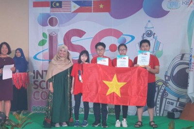 Học sinh Việt Nam đạt 39 Huy chương trong cuộc thi Khoa học quốc tế ISC 2019