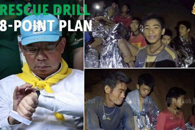 Chốt 2 phương án để đưa đội bóng thiếu niên Thái Lan bị kẹt ra khỏi hang