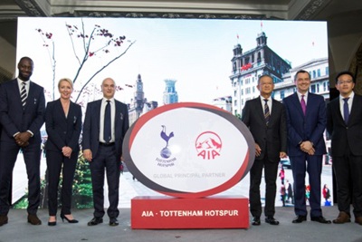 AIA gia hạn quan hệ đối tác lâu dài với câu lạc bộ Tottenham Hotspur đến năm 2027
