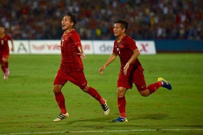 [Ảnh] Nhìn lại trận "thủy chiến" của U23 Việt Nam và U23 Myanmar