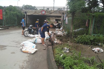 Cầu chui dân sinh số 3, Đại lộ Thăng Long: Thông xe trở lại sau bão số 3