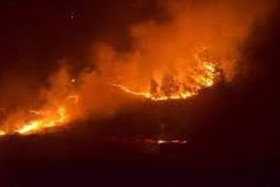 Hàng trăm người trắng đêm chữa cháy rừng ở Hòa Bình