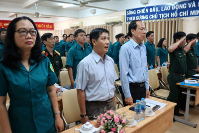 TP Hồ Chí Minh: Công ty CP cấp nước Bến Thành ra mắt Ban CHQS và Trung đội DQTV