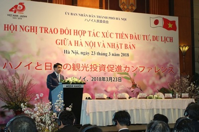 Toàn văn phát biểu của Chủ tịch Nguyễn Đức Chung tại Hội nghị “Trao đổi, hợp tác xúc tiến đầu tư, du lịch giữa Hà Nội và Nhật Bản”