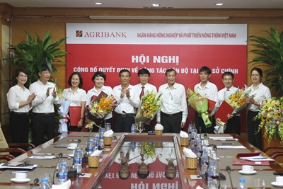 Agribank điều động, bổ nhiệm cán bộ tại Trụ sở chính