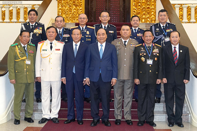 Thủ tướng tiếp các trưởng đoàn dự ASEANAPOL 39