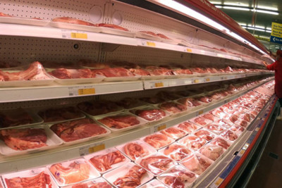 Thịt nhập khẩu tràn ngập siêu thị Việt