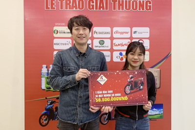 Trao giải 10 khách hàng trúng thưởng chương trình K-Foorand Việt Nam 2018