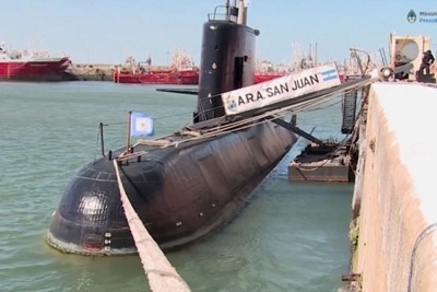 Tàu ngầm mất tích của Argentina đã phát đi 7 cuộc gọi bất thành