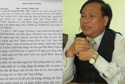 Bị tố “đạo văn”, GS Nguyễn Đức Tồn đề nghị thành lập ban thẩm tra