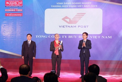 Bưu điện Việt Nam được tôn vinh thương hiệu mạnh Việt Nam năm 2018