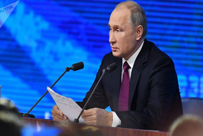 1.700 nhà báo dự cuộc họp báo thường niên của Tổng thống Putin