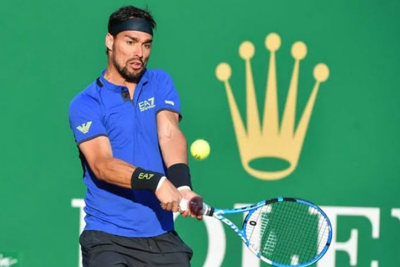 Monte Carlo ngày 6: Fognini thăng hoa làm Nadal khốn đốn