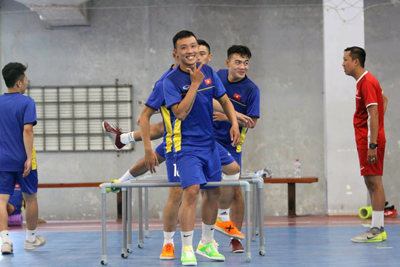 Tuyển Futsal Việt Nam hội quân trở lại sau kỳ nghỉ Tết