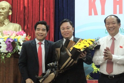 Ông Lê Trí Thanh được bầu giữ chức Chủ tịch UBND tỉnh Quảng Nam