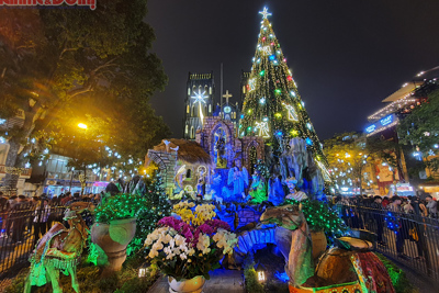 [Ảnh] Ngỡ ngàng vẻ đẹp Nhà thờ Lớn Hà Nội trước thềm Giáng sinh 2019