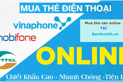 Mua thẻ cào trực tuyến nhanh chóng và hiệu quả tại banthe24h.vn