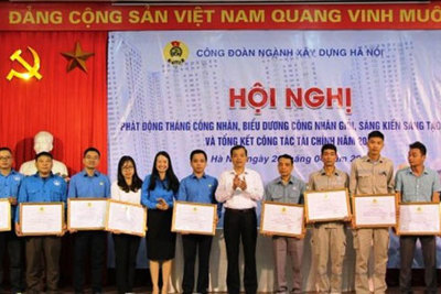 Biểu dương công nhân giỏi, sáng kiến sáng tạo ngành xây dựng Hà Nội