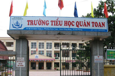 Hải Phòng: Kỉ luật khiển trách Hiệu trưởng trường tiểu học Quán Toan