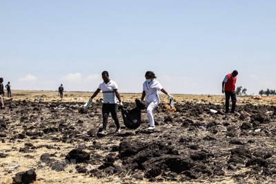 [Ảnh] Hiện trường tai nạn máy bay thảm khốc của Ethiopian Airlines