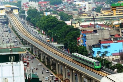 Đường sắt Cát Linh - Hà Đông dự kiến chạy vào tháng 4/2019